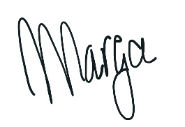 marga handtekening